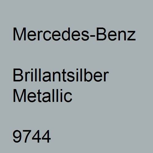 Mercedes-Benz, Brillantsilber Metallic, 9744.